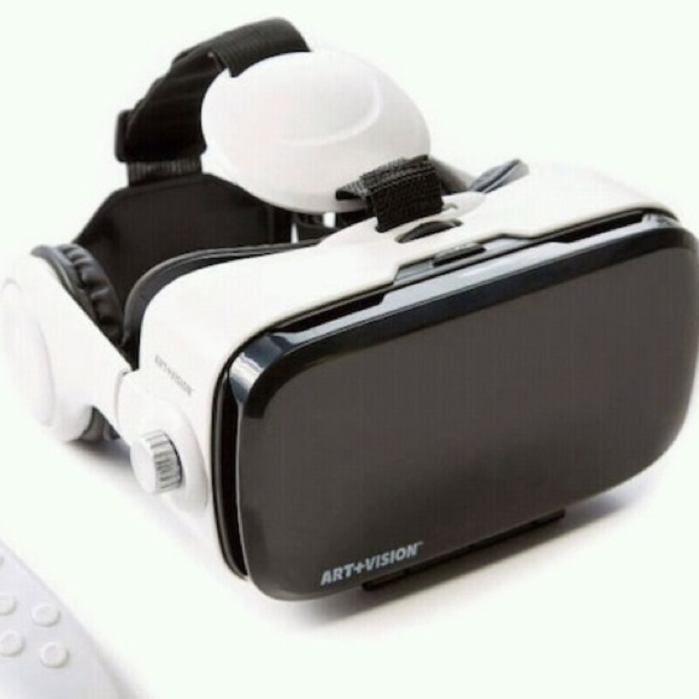 VisionVr virtual reality headset stereo headphone